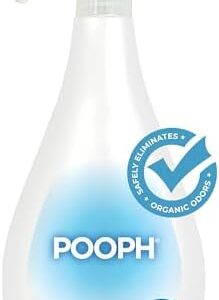 POOPH® Pet Odor Eliminator Spray - Patented NO Fragrance NO Harsh Chemicals Organic Odor Eliminator Works On-Contact Home, Auto, Upholstery, and more Fast Easy Safe for Pets, People and the Planet!
