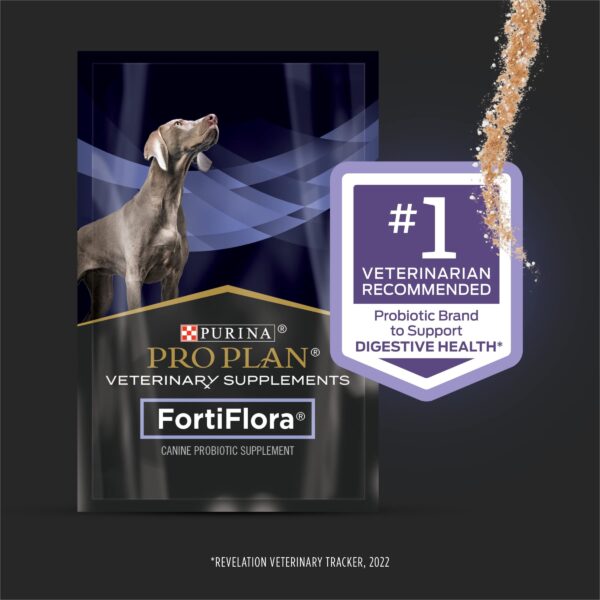 Purina Pro Plan Veterinary Supplements FortiFlora Dog Probiotic Supplement, Canine Nutritional Supplement - 30 Ct. Box - Image 3