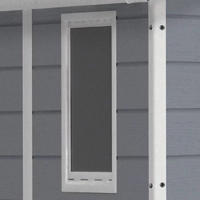 Keter Manor 4 ft. W x 6 ft. D Vertical Resin Outdoor Storage Shed Ideal For Patio Installation Included - Image 8