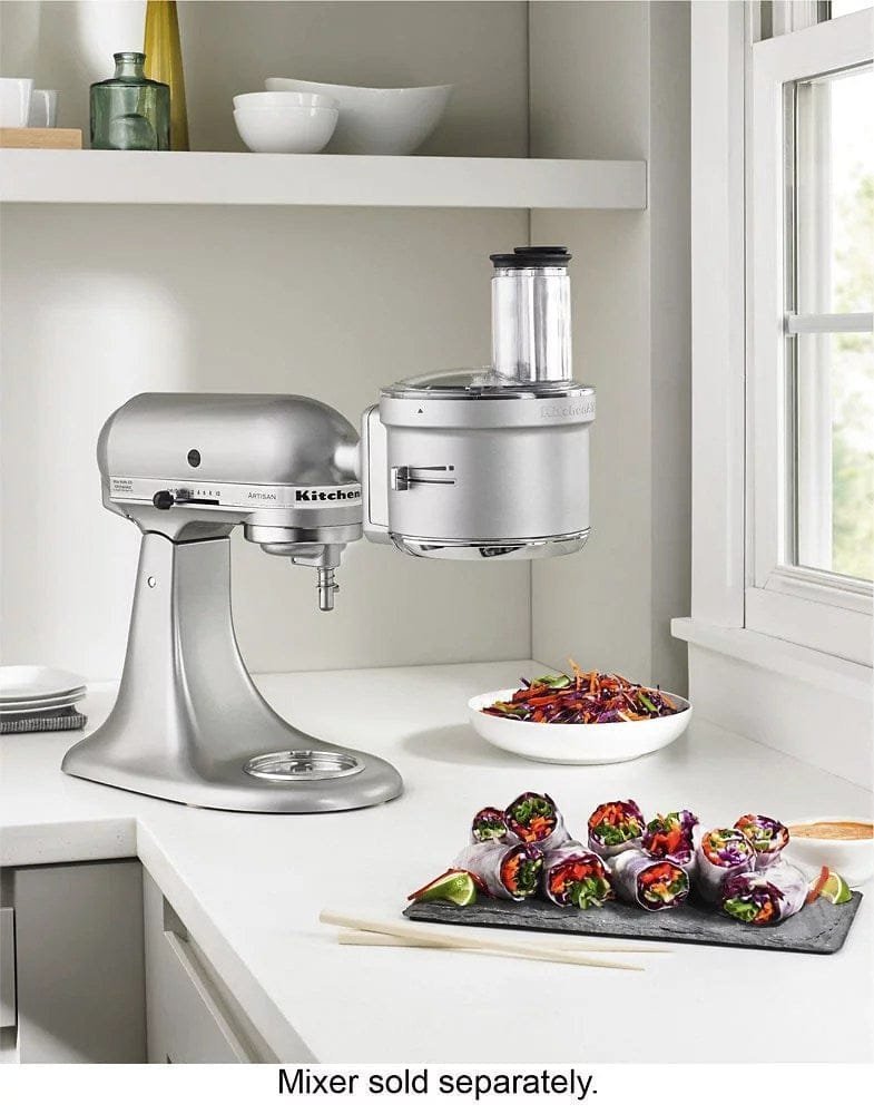 KitchenAid – KSM2FPA Food Processor Attachment Kit with Commercial Style Dicing – Silver - Image 11
