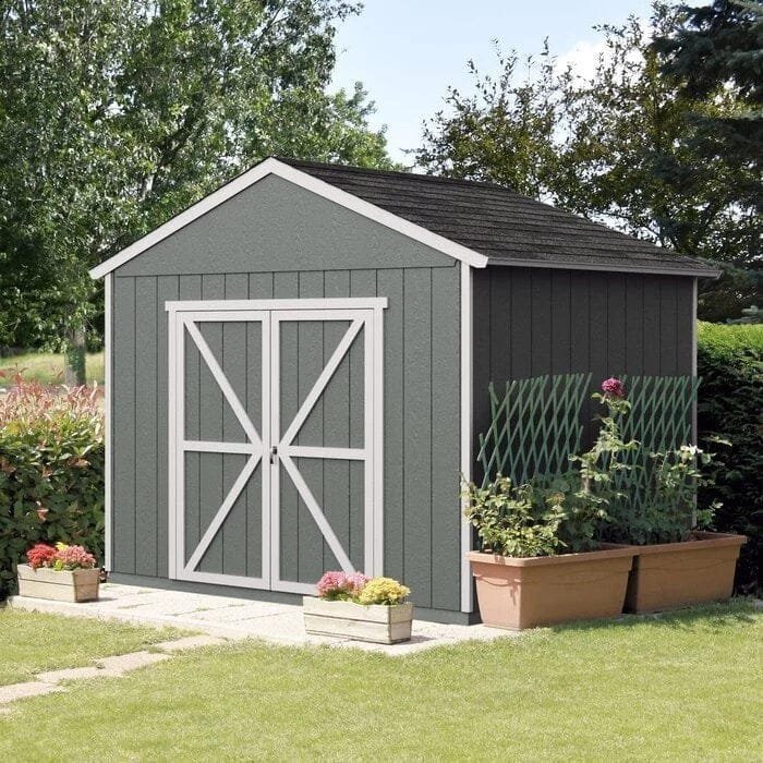 Rookwood 10 ft. W x 8 ft. D Solid + Manufactured Wood Storage Shed with Floor - Image 5