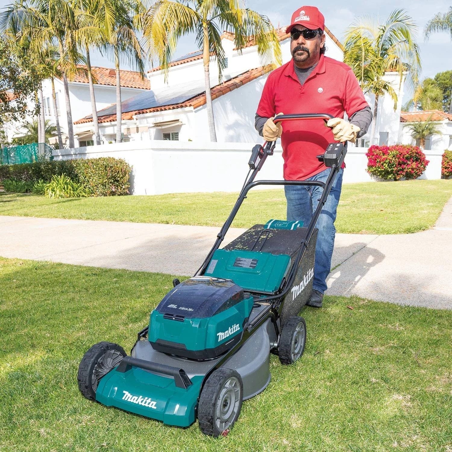 21 in. 18-Volt X2 (36-Volt) LXT Lithium-Ion Cordless Walk Behind Self Propelled Lawn Mower Kit with 4 Batteries (5.0 Ah) - Image 9