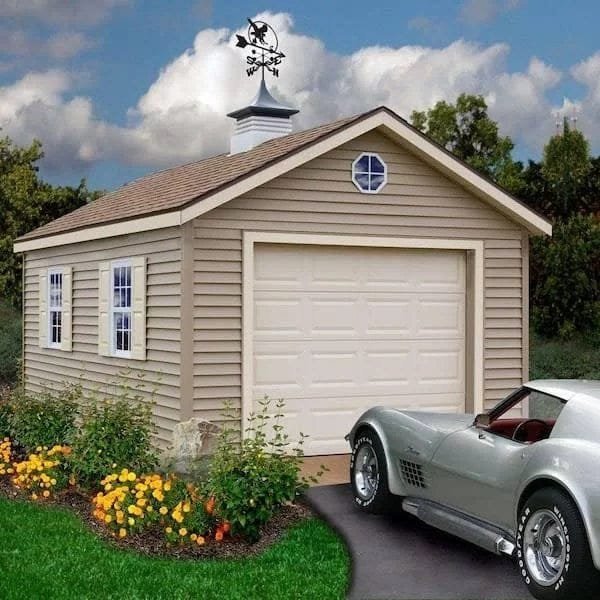 Best barns Greenbriar 12’x24′ Wood Garage Barn Kit-Installation included - Image 4